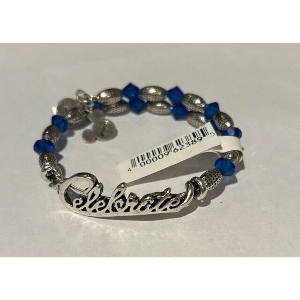 Disney Parks Disneyland Diamond Celebration Silver Wrap Bracelet Alex & Ani NEW